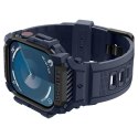 Spigen Rugged Armor Pro - Pasek z obudową do Apple Watch 10 46 mm (Navy Blue) Spigen