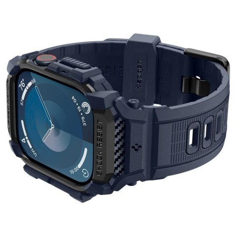 Spigen Rugged Armor Pro - Pasek z obudową do Apple Watch 10 46 mm (Navy Blue) Spigen Spigen Rugged Armor Pro - Pasek z obudową do Apple Watch 10 46 mm (Navy Blue) Spigen