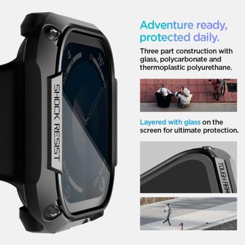 Spigen Tough Armor - Obudowa do Apple Watch 10 46 mm (Czarny) Spigen Spigen Tough Armor - Obudowa do Apple Watch 10 46 mm (Czarny) Spigen