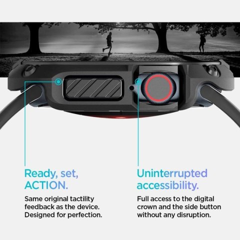 Spigen Tough Armor - Obudowa do Apple Watch 10 46 mm (Czarny) Spigen Spigen Tough Armor - Obudowa do Apple Watch 10 46 mm (Czarny) Spigen