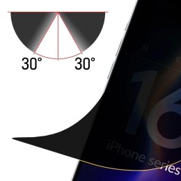 3mk Silky Matt Privacy - Matowa folia prywatyzująca do iPhone 16 Pro 3mk
