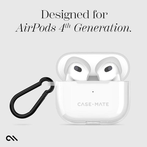 Case-Mate Tough Case - Etui AirPods 4 (Przezroczysty) Case-Mate Case-Mate Tough Case - Etui AirPods 4 (Przezroczysty) Case-Mate