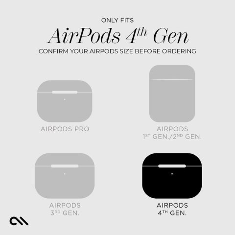 Case-Mate Tough Case - Etui AirPods 4 (Przezroczysty) Case-Mate Case-Mate Tough Case - Etui AirPods 4 (Przezroczysty) Case-Mate