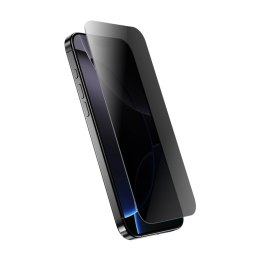 Crong Privacy 3D Armour Glass - Hartowane szkło prywatyzujące iPhone 16 / iPhone 15 Crong