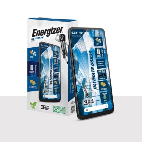 Energizer Ultimate U683S - Smartfon 2GB RAM 64GB 6,82" 4G LTE Dual SIM EU (Czarny) Energizer Energizer Ultimate U683S - Smartfon 2GB RAM 64GB 6,82" 4G LTE Dual SIM EU (Czarny) Energizer