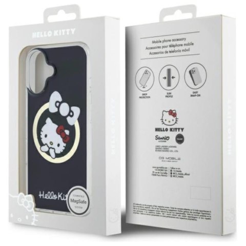 Hello Kitty IML Fun Bow MagSafe - Etui iPhone 16 (czarny) Hello Kitty Hello Kitty IML Fun Bow MagSafe - Etui iPhone 16 (czarny) Hello Kitty