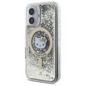 Hello Kitty Liquid Glitter Fever MagSafe - Etui iPhone 16 (czarny / złoty) Hello Kitty