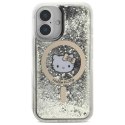 Hello Kitty Liquid Glitter Fever MagSafe - Etui iPhone 16 (czarny / złoty) Hello Kitty