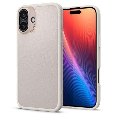 Spigen Cyrill Kajuk Mag MagSafe - Etui iPhone 16 (Cream) Spigen