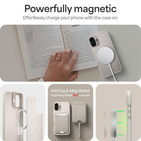 Spigen Cyrill Kajuk Mag MagSafe - Etui iPhone 16 (Cream) Spigen Spigen Cyrill Kajuk Mag MagSafe - Etui iPhone 16 (Cream) Spigen