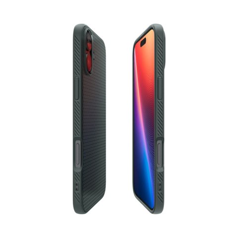 Spigen Liquid Air - Etui do iPhone 16 (Abyss Green) Spigen Spigen Liquid Air - Etui do iPhone 16 (Abyss Green) Spigen