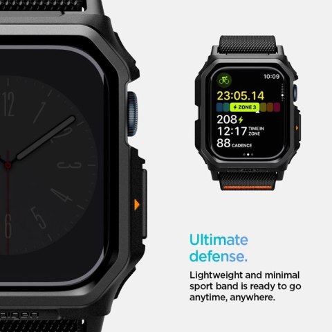 Spigen Lite Fit "Pro" - Etui z paskiem do Apple Watch 10 42 mm (Matte Black) Spigen Spigen Lite Fit "Pro" - Etui z paskiem do Apple Watch 10 42 mm (Matte Black) Spigen