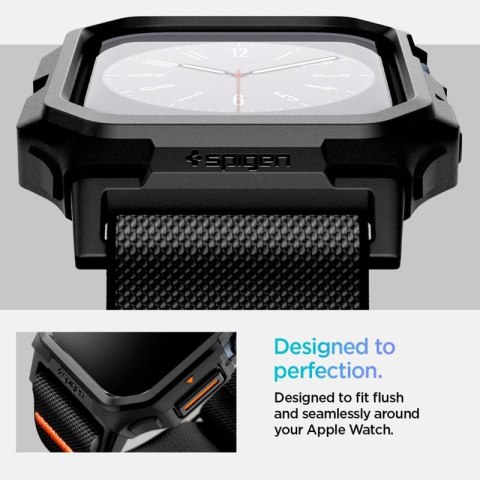 Spigen Lite Fit "Pro" - Etui z paskiem do Apple Watch 10 42 mm (Matte Black) Spigen Spigen Lite Fit "Pro" - Etui z paskiem do Apple Watch 10 42 mm (Matte Black) Spigen