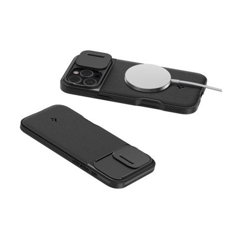 Spigen Optik Armor Mag MagSafe - Etui do iPhone 16 Pro Max (Czarny) Spigen Spigen Optik Armor Mag MagSafe - Etui do iPhone 16 Pro Max (Czarny) Spigen