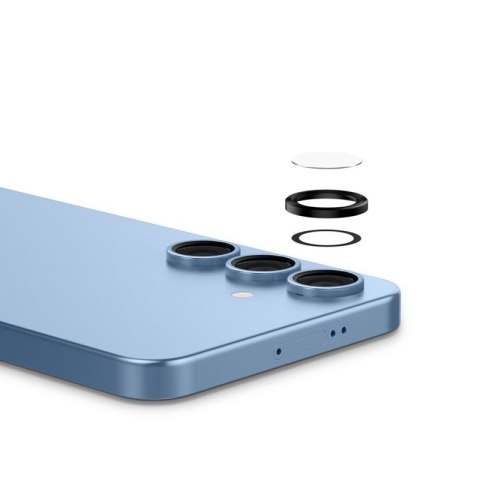 Spigen Optik Pro GLAS.TR EZ Fit Camera Protector 2-Pack - Szkło ochronne na obiektyw do Samsung Galaxy S25+ (2 szt) (Czarny) Spigen Spigen Optik Pro GLAS.TR EZ Fit Camera Protector 2-Pack - Szkło ochronne na obiektyw do Samsung Galaxy S25+ (2 szt) (Czarny) Spigen