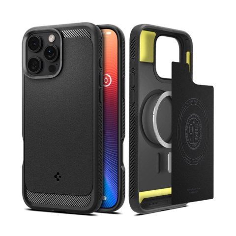Spigen Rugged Armor Mag MagSafe - Etui do iPhone 16 Pro (Matte Black) Spigen Spigen Rugged Armor Mag MagSafe - Etui do iPhone 16 Pro (Matte Black) Spigen