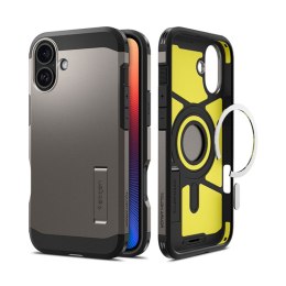Spigen Tough Armor Mag MagSafe - Etui do iPhone 16 (Gunmetal) Spigen