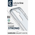 Cellularline Clear Strong - Etui Samsung Galaxy A34 5G z ochroną antybakteryjną (przezroczysty) Cellularline