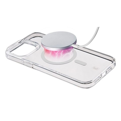 Cellularline Gloss Mag - Etui iPhone 15 Pro MagSafe (przezroczysty) Cellularline Cellularline Gloss Mag - Etui iPhone 15 Pro MagSafe (przezroczysty) Cellularline