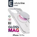Cellularline Gloss Mag - Etui iPhone 15 Pro MagSafe (przezroczysty) Cellularline