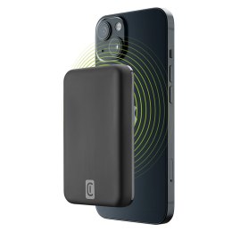 Cellularline MAG 5000 - Power bank indukcyjny 5000mAh 7.5W MagSafe (czarny) Cellularline