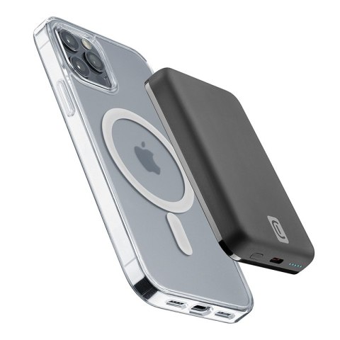 Cellularline MAG 5000 - Power bank indukcyjny 5000mAh 7.5W MagSafe (czarny) Cellularline Cellularline MAG 5000 - Power bank indukcyjny 5000mAh 7.5W MagSafe (czarny) Cellularline