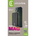 Cellularline MAG 5000 - Power bank indukcyjny 5000mAh 7.5W MagSafe (czarny) Cellularline