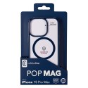 Cellularline Pop Mag - Etui iPhone 15 Pro Max MagSafe (granatowy) Cellularline