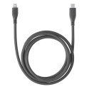 Cellularline Soft Cable - Kabel USB-C do Lightning certyfikat MFi 1.2 m (czarny) Cellularline