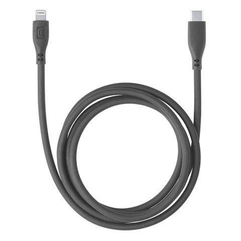 Cellularline Soft Cable - Kabel USB-C do Lightning certyfikat MFi 1.2 m (czarny) Cellularline Cellularline Soft Cable - Kabel USB-C do Lightning certyfikat MFi 1.2 m (czarny) Cellularline