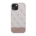 Guess 4G Bottom Stripe Collection - Etui iPhone 15 (różowy) Guess