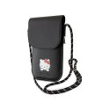 Hello Kitty Leather Daydreaming Cord - Torebka crossbody na telefon (czarny) Hello Kitty