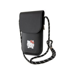 Hello Kitty Leather Daydreaming Cord - Torebka crossbody na telefon (czarny) Hello Kitty