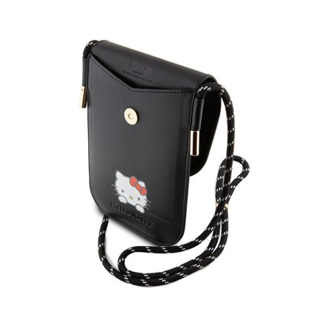 Hello Kitty Leather Daydreaming Cord - Torebka crossbody na telefon (czarny) Hello Kitty Hello Kitty Leather Daydreaming Cord - Torebka crossbody na telefon (czarny) Hello Kitty
