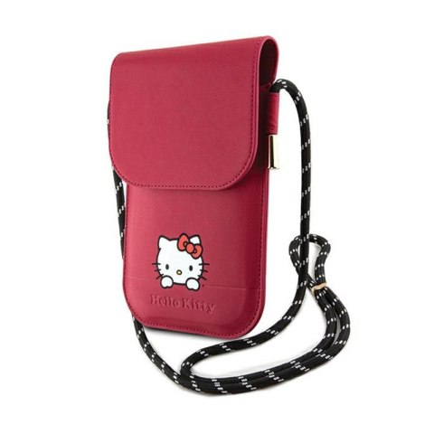 Hello Kitty Leather Daydreaming Cord - Torebka crossbody na telefon (różowy) Hello Kitty Hello Kitty Leather Daydreaming Cord - Torebka crossbody na telefon (różowy) Hello Kitty