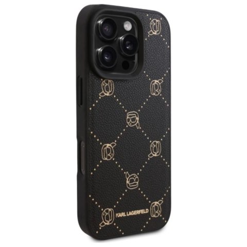 Karl Lagerfeld MagSafe Karl Head - Etui iPhone 16 Pro Max (czarny) Karl Lagerfeld Karl Lagerfeld MagSafe Karl Head - Etui iPhone 16 Pro Max (czarny) Karl Lagerfeld