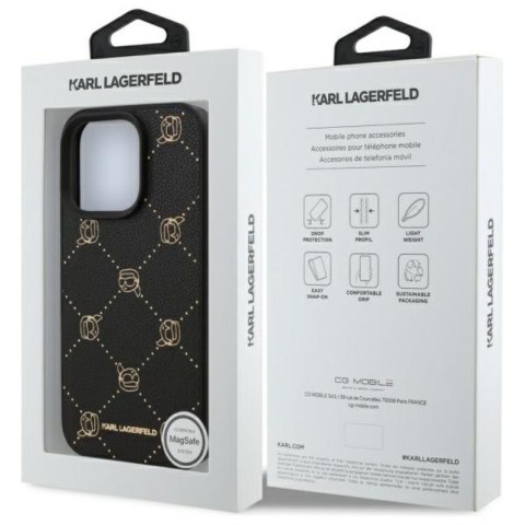 Karl Lagerfeld MagSafe Karl Head - Etui iPhone 16 Pro Max (czarny) Karl Lagerfeld Karl Lagerfeld MagSafe Karl Head - Etui iPhone 16 Pro Max (czarny) Karl Lagerfeld