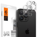 Spigen Optik.TR Camera Protector - Szkło ochronne na obiektyw do iPhone 15 Pro / 15 Pro Max / iPhone 14 Pro / 14 Pro Max (2 szt) Spigen