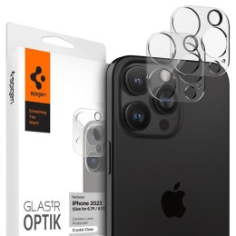 Spigen Optik.TR Camera Protector - Szkło ochronne na obiektyw do iPhone 15 Pro / 15 Pro Max / iPhone 14 Pro / 14 Pro Max (2 szt) Spigen