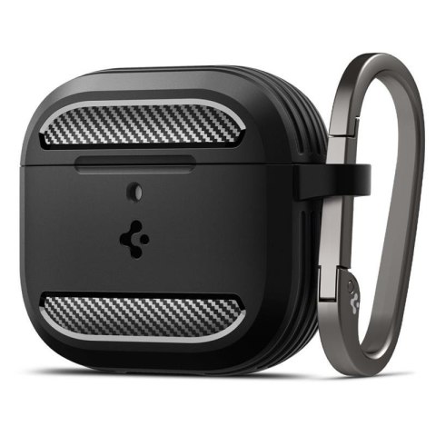 Spigen Rugged Armor - Etui do Apple AirPods 4 (Matte Black) Spigen Spigen Rugged Armor - Etui do Apple AirPods 4 (Matte Black) Spigen
