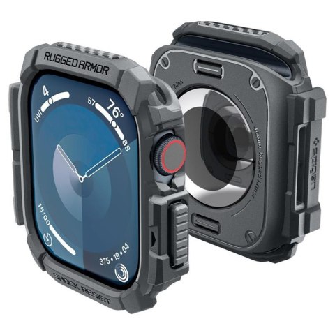 Spigen Rugged Armor - Obudowa do Apple Watch 10 46 mm (Dark Grey) Spigen Spigen Rugged Armor - Obudowa do Apple Watch 10 46 mm (Dark Grey) Spigen