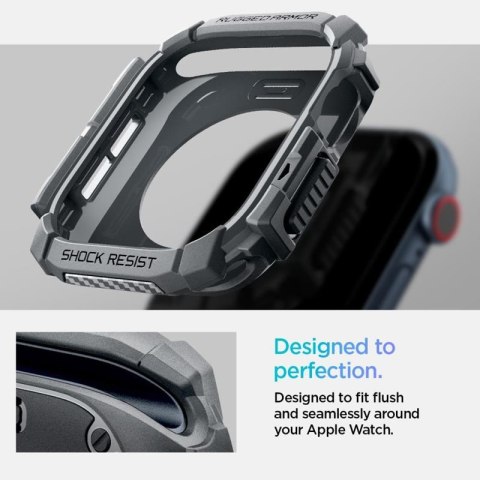 Spigen Rugged Armor - Obudowa do Apple Watch 10 46 mm (Dark Grey) Spigen Spigen Rugged Armor - Obudowa do Apple Watch 10 46 mm (Dark Grey) Spigen