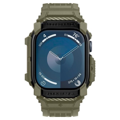 Spigen Rugged Armor Pro - Pasek z obudową do Apple Watch 10 46 mm (Vintage Khaki) Spigen Spigen Rugged Armor Pro - Pasek z obudową do Apple Watch 10 46 mm (Vintage Khaki) Spigen