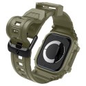 Spigen Rugged Armor Pro - Pasek z obudową do Apple Watch 10 46 mm (Vintage Khaki) Spigen
