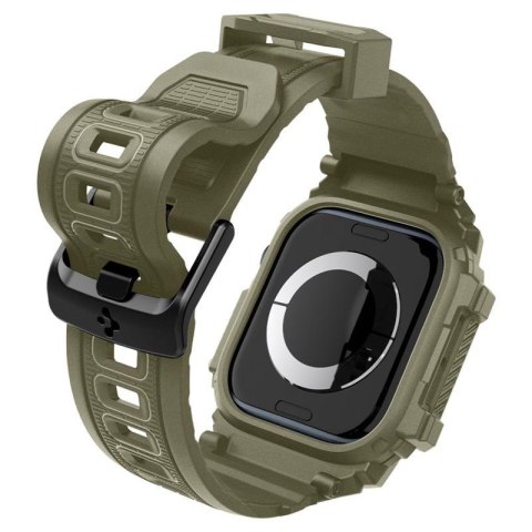 Spigen Rugged Armor Pro - Pasek z obudową do Apple Watch 10 46 mm (Vintage Khaki) Spigen Spigen Rugged Armor Pro - Pasek z obudową do Apple Watch 10 46 mm (Vintage Khaki) Spigen