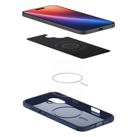 Spigen Thin Fit Mag MagSafe - Etui do iPhone 16 (Navy Blue) Spigen Spigen Thin Fit Mag MagSafe - Etui do iPhone 16 (Navy Blue) Spigen