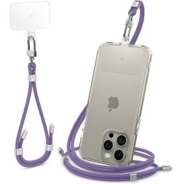 Spigen Universal Strap Set Crossbody & Wrist - Pasek do telefonu na ramię + na nadgarstek (Deep Purple) Spigen