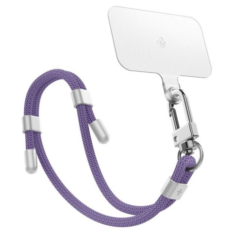 Spigen Universal Strap Set Crossbody & Wrist - Pasek do telefonu na ramię + na nadgarstek (Deep Purple) Spigen Spigen Universal Strap Set Crossbody & Wrist - Pasek do telefonu na ramię + na nadgarstek (Deep Purple) Spigen