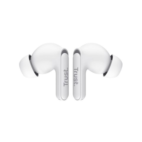 Trust Yavi - Bezprzewodowe słuchawki dokanałowe Bluetooth TWS z etui ładującym & ENC (Biały) Trust Trust Yavi - Bezprzewodowe słuchawki dokanałowe Bluetooth TWS z etui ładującym & ENC (Biały) Trust
