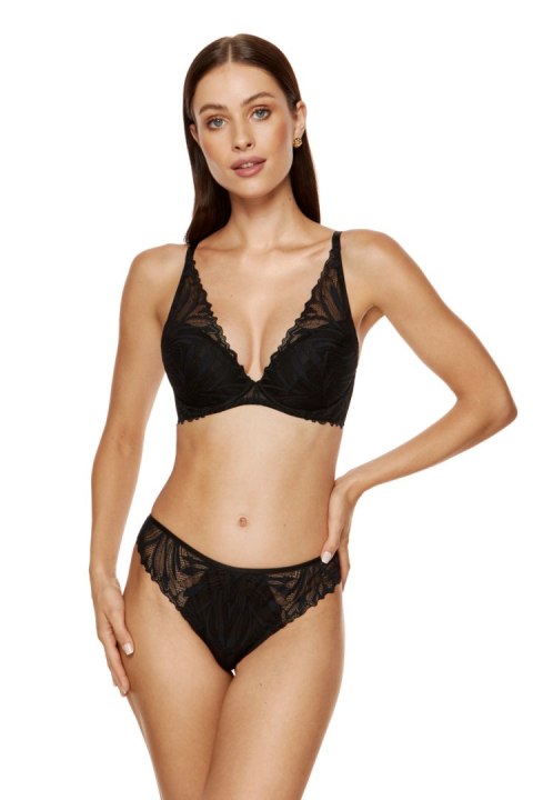 Biustonosz push up Biustonosz Push-up Model Eclipse B1 Black - Gorteks Biustonosz push up Biustonosz Push-up Model Eclipse B1 Black - Gorteks